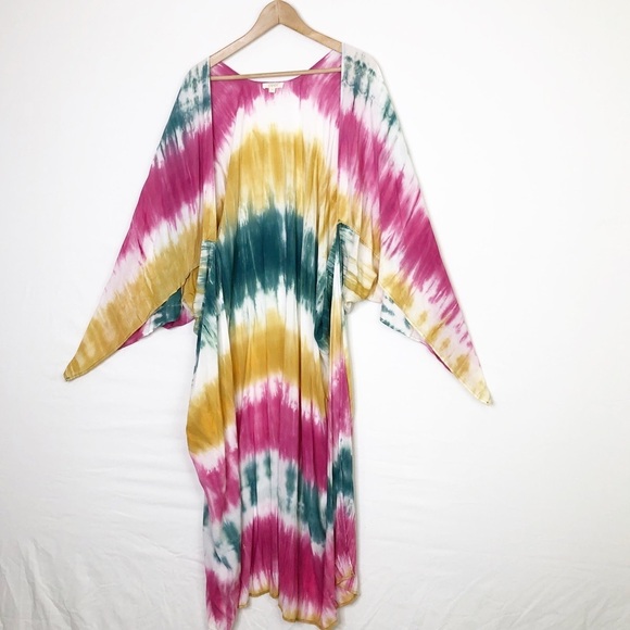 Oddy tie dye multicolored Kimono - Picture 7 of 9